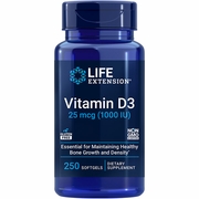 Life Extension, Vitamin D3 1000 IU, 250 Softgels Life Extension, Vitamin D3 1000 IU, 250 Softgels
