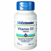 Life Extension, Vitamin D3 1000 IU, 250 Softgels