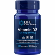 Life Extension, Vitamin D3 5000 IU, 60 Softgels