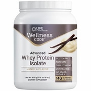 Life Extension, Wellness Code Advanced Whey Protein Isolate, Vanilla, 1 lb (454 g)