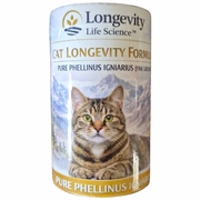 Longevity Life Science, Cat Longevity Formula, Pure Phellinus Igniarius Powder, 10 Grams