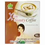 Longreen Corporation, Xlim Beauty Coffee with Radix Astragali Extract, 10 Bags/Box