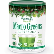 MacroLife Naturals, Macro Greens Powder (3 1/2 month supply), 30 oz