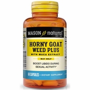 Mason Natural, Horny Goat Weed Plus, 60 Capsules