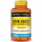 Mason Natural, VeinERECT, L-Arginine + Maca, 80 Capsules