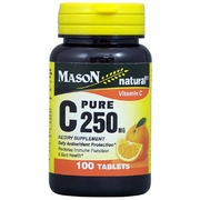 Mason Natural, Vitamin C 250 mg, 100 Tablets