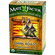Mate Factor, Dark Roast Organic Yerba Mate Herb Tea, 20 Tea Bags