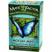 Mate Factor, Mocha Mint Organic Yerba Mate Herb Tea, 20 Tea Bags