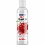 MD Science Lab, Swiss Navy 4 in 1 Playful Flavors Lubricant - Poppin Wild Cherry, 1 oz