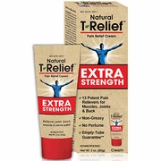 MediNatura, T-Relief Extra Strength Cream, Pain Relief, 3 oz