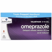 Member's Mark, Omeprazole Acid Reducer, Delayed Release, 42 Tablets