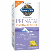 Minami Nutrition, Minami Prenatal, Omega-3 Fish Oil, Lemon Flavor, 30 Softgels