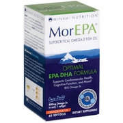 Minami Nutrition, MorEPA, Optimal EPA-DHA Formula - Orange Flavor, 60 Softgels