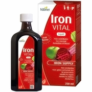 Naka Herbs & Vitamins Ltd, Hubner Iron Vital Liquid, 250 ml