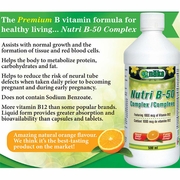 Naka Herbs & Vitamins Ltd, Nutri B-50 Complex Liquid, 500 ml