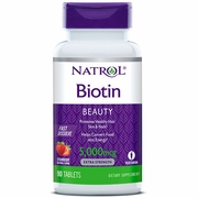 Natrol 即溶生物素片 維他命B7 維他命H 5000 mcg 250片 Biotin