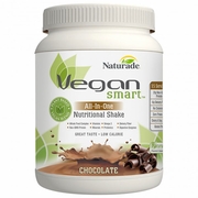 Naturade, Vegan Smart All-In-One Nutritional Shake - Chocolate, 15 Servings (24.34 oz)