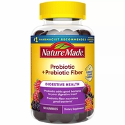 Nature Made, Probiotic + Prebiotic Fiber, 50 Gummies