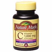 Nature Made, Vitamin C 1000 mg with Rose Hips, 60 Tablets