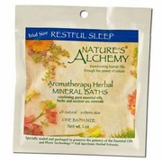 Nature's Alchemy, Aromatherapy Herbal Mineral Baths, Restful Sleep, 1 oz