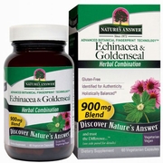 Nature's Answer, Echinacea & Goldenseal Herbal Combination, 60 Vegetarian Capsules