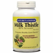 Nature's Answer, Milk Thistle Seed Standardized, 120 Veggie Caps