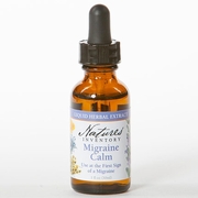 Nature's Inventory, Herbal Tincture, Migraine Calm, 1 oz