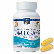 Nordic Naturals Omega-3純魚油軟膠囊 1000毫克 檸檬味 60粒
