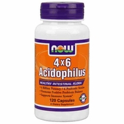 NOW Foods 嗜酸乳杆菌 4 X 6 120粒 Acidophilus