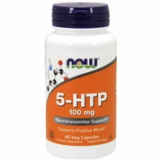 NOW Foods, 5-HTP 100mg Vegetarian, 60 Vcaps
