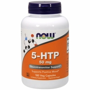 NOW Foods, 5-HTP 50 mg, 180 Capsules