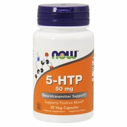 NOW Foods, 5-HTP 50 mg 5-Hydroxy-L-Tryptophan, 30 Capsules