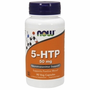 NOW Foods, 5-HTP 50 mg 5-Hydroxy-L-Tryptophan, 90 Capsules