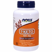 NOW Foods, 7-Keto 100 mg, Value Size, 120 Veg Capsules