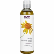NOW Foods, Arnica Warming Relief Massage Oil, 8 oz
