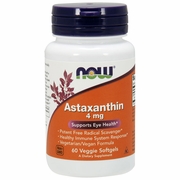NOW Foods, Astaxanthin 4 mg, 60 Veggie Softgels