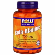NOW Foods, Beta Alanine 750 mg, 120 Capsules