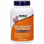 NOW Foods, Beta-Sitosterol Plant Sterols, 180 Softgels