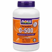 NOW Foods 維他命C-500咀嚼片 100片 Vitamin C-500