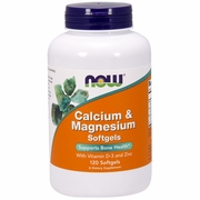 NOW Foods, Calcium-Magnesium + Vitamin D, 120 Softgels