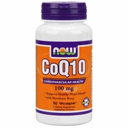 NOW Foods, CoQ10 100mg with Hawthorn Berry Vegetarian, 90 Vcaps