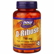 NOW Foods, D-Ribose 750 mg, 120 Capsules