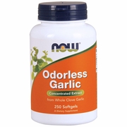 NOW Foods, Garlic Odorless, Value Size, 250 Softgels