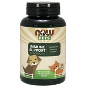 NOW Foods, Immune Support, For Cats & Dogs, 90 Chewable Tablets