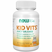 NOW Foods, Kid Vits Juicy Orange Chewable Tablets, 120 Chewables NOW Foods, Kid Vits Juicy Orange Chewable Tablets, 120 Chewables