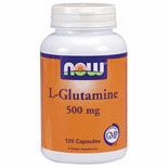 NOW Foods, L-Glutamine 500 mg Free Form, 120 Capsules