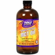 NOW Foods, MCT Oil Liquid - Vanilla Hazelnut, 16 oz