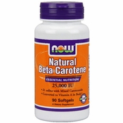 NOW Foods, Natural Beta Carotene 25,000 IU, 90 Softgels