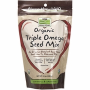 NOW Foods, Organic Triple Omega Seed Mix, Nutritious Snack, 12 oz