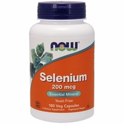 NOW Foods, Selenium 200mcg Yeast Free, 180 Capsules